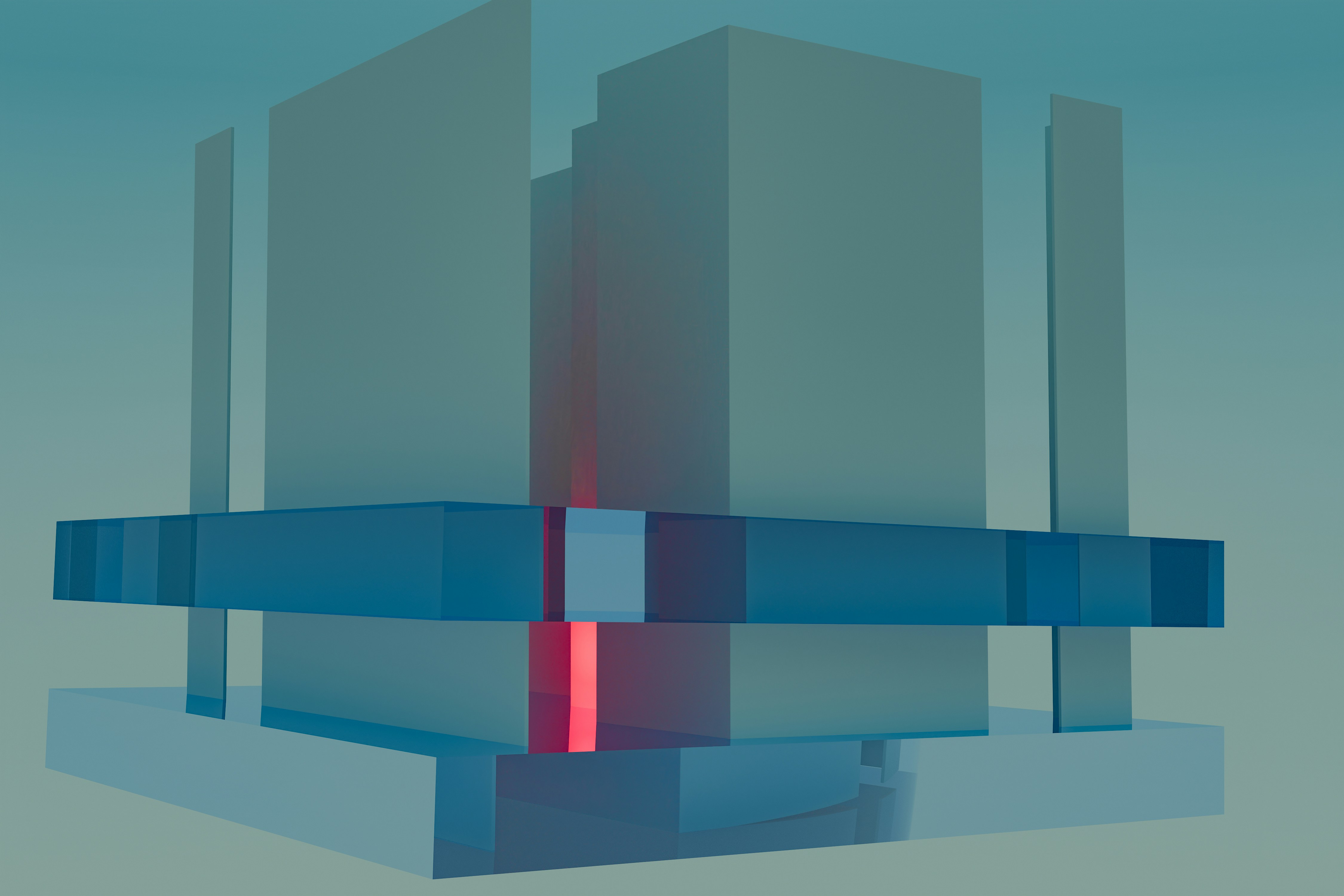 量子コンピュータが様々な分野（医療、金融、物流、AI）で活用されている様子をイラストで表現